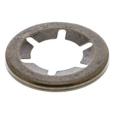RS PRO Enamelled Steel Open Push-On Fastener for 8mm Shaft