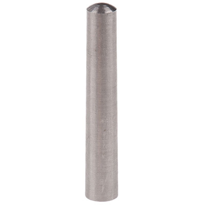 6mm Diameter Plain Steel Taper Dowel Pin 40mm Long