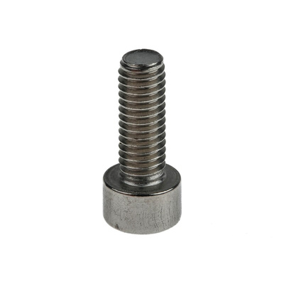 RS PRO M6 x 16mm Hex Socket Cap Screw Plain Stainless Steel