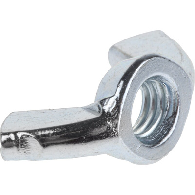 24mm Bright Zinc Plated Steel Wingnut, M5