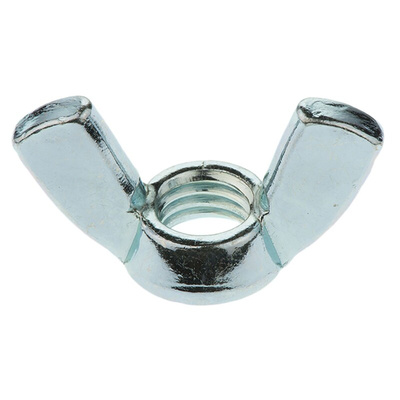 35mm Bright Zinc Plated Steel Wingnut, M10