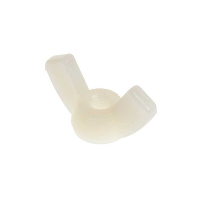 22.8mm Plain Nylon Wingnut, M4
