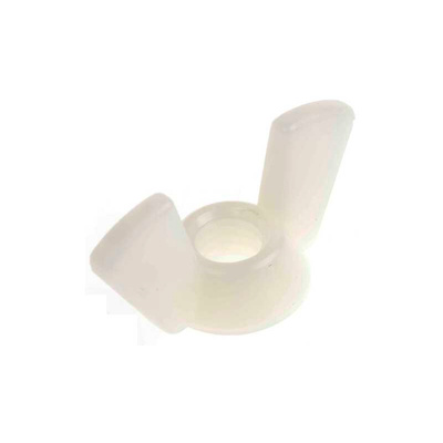 35.05mm Plain Nylon Wingnut, M8