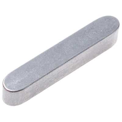 RS PRO 35 x 6 x 6mm Steel Feather Key