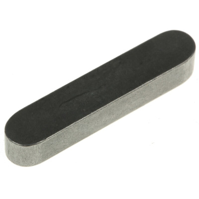 RS PRO 40 x 8 x 7mm Steel Feather Key
