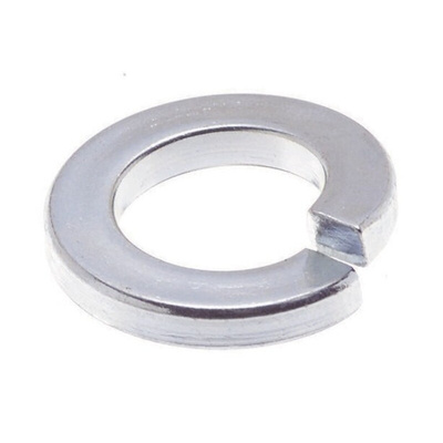 Chrome Plated Steel Locking Washers, M3, JIS B 1251