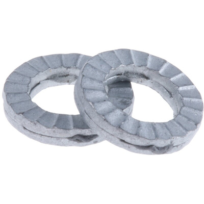 Delta Protekt Unalloyed Steel Wedge Lock Washers, M5