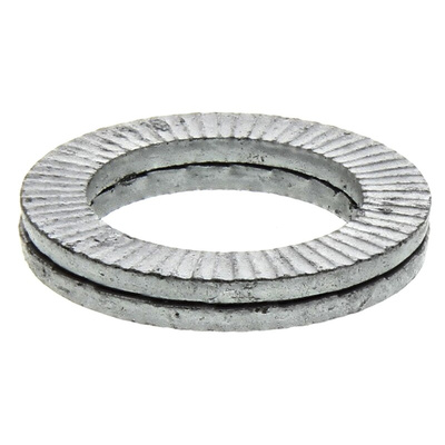 Delta Protekt Unalloyed Steel Wedge Lock Washers, M16