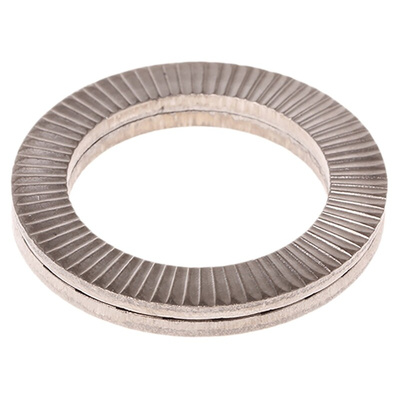 A4 316 Steel Wedge Lock Washers, M20