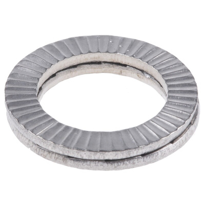 A4 316 Stainless Steel Wedge Lock Washers, M12