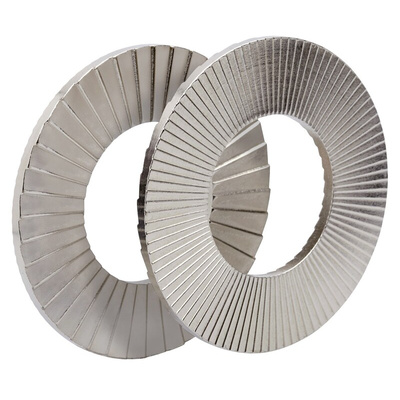 A4 316 Stainless Steel Wedge Lock Washers, M16
