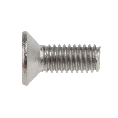 RS PRO Pozidriv Countersunk A4 316 Stainless Steel Machine Screws DIN 965, M3x8mm