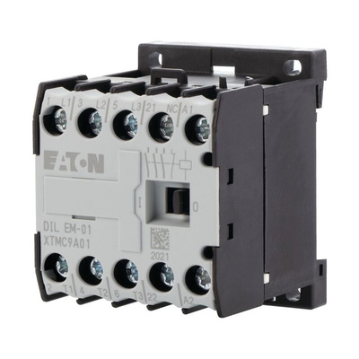 Eaton DILEM Series Contactor, 230 V ac Coil, 3-Pole, 9 A, 3NO, 400 V ac