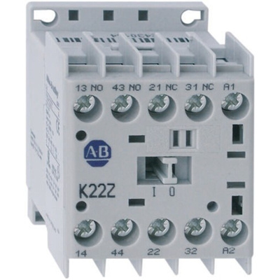 Allen Bradley 700K Series Contactor, 230 V ac Coil, 4-Pole, 10 A, 4NO, 690 V ac