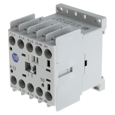 Allen Bradley 100K Series Contactor, 24 V dc Coil, 3-Pole, 12 A, 5.5 kW, 3NO, 690 V ac