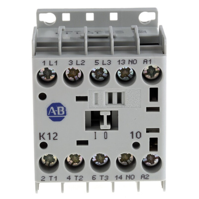 Allen Bradley 100K Series Contactor, 24 V dc Coil, 3-Pole, 12 A, 5.5 kW, 3NO, 690 V ac