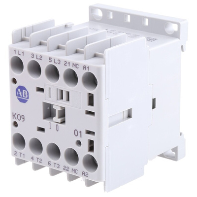 Allen Bradley 100K Series Contactor, 230 V ac Coil, 3-Pole, 9 A, 4 kW, 3NO, 690 V ac