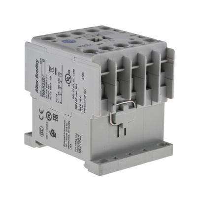 Allen Bradley 700K Series Contactor, 24 V dc Coil, 4-Pole, 10 A, 2NC + 2NO, 690 V ac