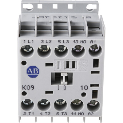 Allen Bradley 100K Series Contactor, 24 V dc Coil, 3-Pole, 9 A, 4 kW, 3NO, 690 V ac