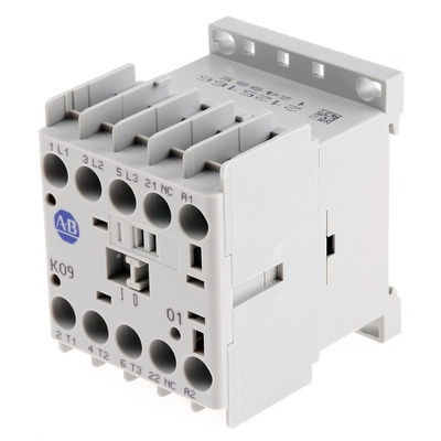 Allen Bradley 100K Series Contactor, 24 V dc Coil, 3-Pole, 9 A, 4 kW, 3NO, 690 V ac