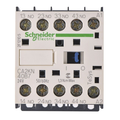 Schneider Electric CA2KN Contactor 4NO, 10 A Contact Rating, TeSys K
