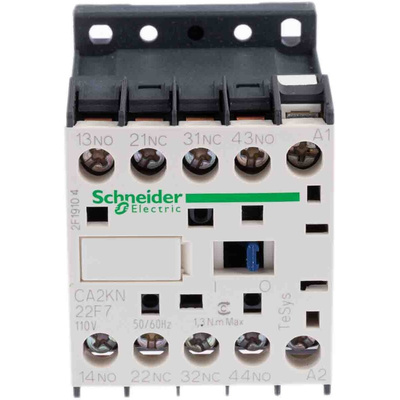 Schneider Electric CA2KN Series Contactor, 10 A, 2NO + 2NC, 690 V ac