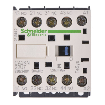 Schneider Electric CA2KN Series Contactor, 10 A, 2NO + 2NC, 690 V ac