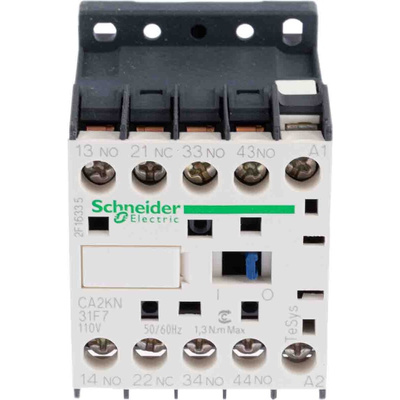 Schneider Electric CA2KN Series Contactor, 10 A, 3NO + 1NC, 690 V ac