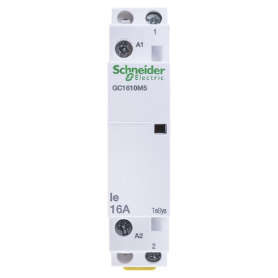 Schneider Electric GC16 Series Contactor, 230 V ac Coil, 1-Pole, 16 A, 1NO, 500 V ac
