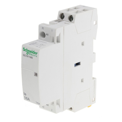Schneider Electric GC16 Series Contactor, 230 V ac Coil, 2-Pole, 16 A, 1NO + 1NC, 250 V ac