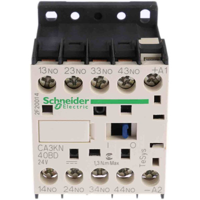 Schneider Electric CA3KN Series Contactor, 10 A, 4NO, 690 V ac