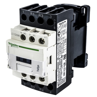 Schneider Electric LC1D Series Contactor, 230 V ac Coil, 4-Pole, 20 A, 2NO + 2NC, 690 V ac