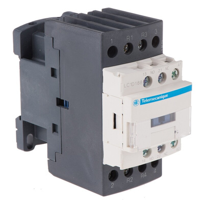 Schneider Electric LC1D Series Contactor, 110 V ac Coil, 4-Pole, 32 A, 2NO + 2NC, 690 V ac