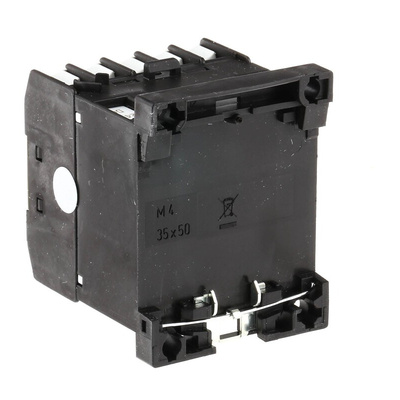 Eaton Contactor, 24 V dc Coil, 4-Pole, 9 A, 4 kW, 4NO, 400 V ac