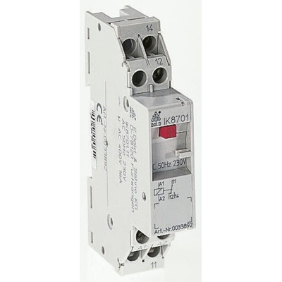 Dold IK8701 Series Contactor, 24 V dc Coil, 2-Pole, 16 A, 3NO + 2NC, 24 V dc