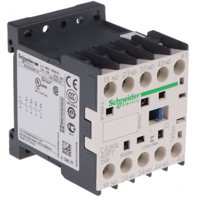 Schneider Electric CA2KN Contactor 4NO, 10 A Contact Rating, TeSys K