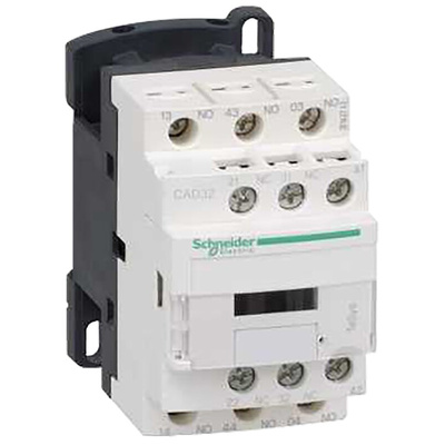 Schneider Electric CAD Series Contactor, 10 A, 2NO + 2NC, 690 V dc