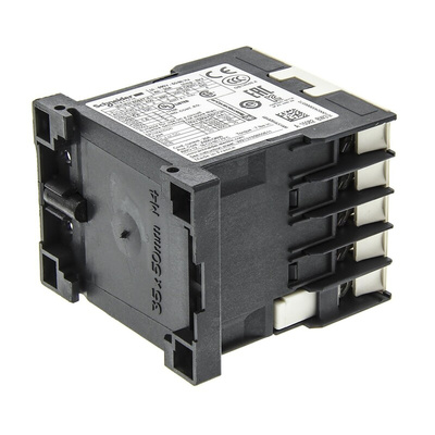 Schneider Electric LP4K Series Contactor, 24 V dc Coil, 3-Pole, 9 A, 4 kW, 3NO, 690 V ac