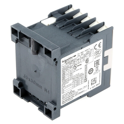 Schneider Electric LP4K Series Contactor, 24 V dc Coil, 3-Pole, 12 A, 5.5 kW, 3NO, 690 V ac