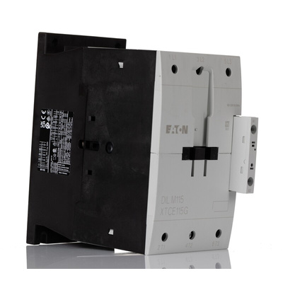 Eaton Contactor, 110 → 120 V ac Coil, 3-Pole, 115 A, 55 kW, 3NO, 400 V ac