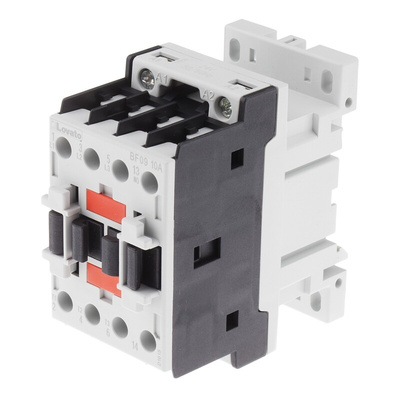 Lovato BF Series Contactor, 24 V ac Coil, 3-Pole, 9 A, 4 kW, 3NO, 440 V ac