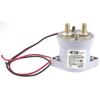 TE Connectivity EV200 Series Contactor, 9 → 36 V dc Coil, 1-Pole, 500 A
