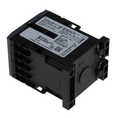 Siemens 3RT2 Series Contactor, 24 V dc Coil, 3-Pole, 9 A, 4 kW, 3NO, 400 V ac