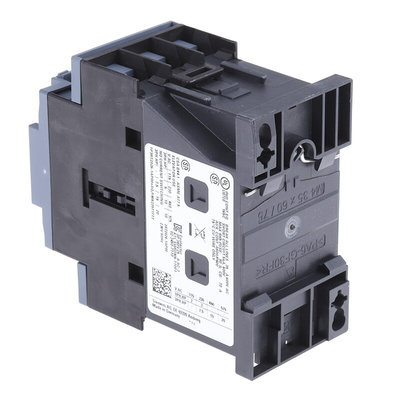Siemens 3RT2 Series Contactor, 230 V ac Coil, 3-Pole, 25 A, 11 kW, 3NO, 400 V ac