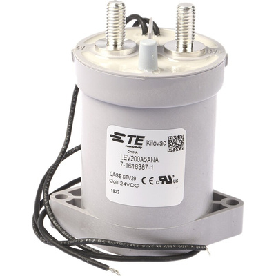 TE Connectivity LEV200 Series Contactor, 24 V dc Coil, 1-Pole, 500 A, 1NO, 900 V dc