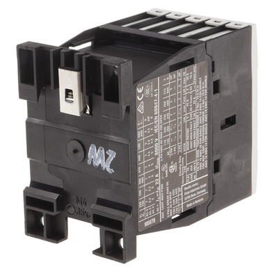 Eaton Contactor, 24 V dc Coil, 3-Pole, 7 A, 3 kW, 3NO, 400 V ac