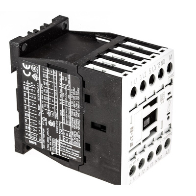 Eaton Contactor, 24 V dc Coil, 3-Pole, 7 A, 3 kW, 3NO, 400 V ac