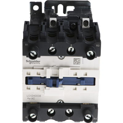 Schneider Electric LC1D Series Contactor, 48 V ac Coil, 4-Pole, 60 A, 2NO + 2NC, 690 V ac/dc