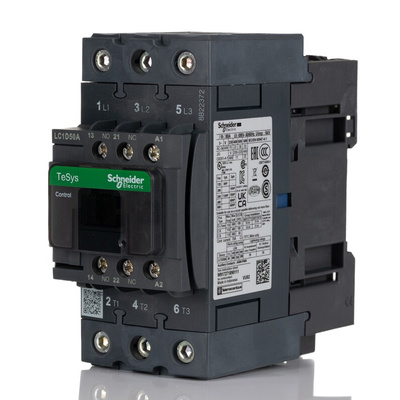 Schneider Electric LC1D Series Contactor, 230 V ac Coil, 3-Pole, 50 A, 3NO, 690 V ac/dc