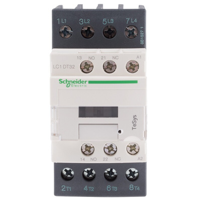 Schneider Electric LC1D Series Contactor, 230 V ac Coil, 4-Pole, 32 A, 4NO, 690 V ac/dc